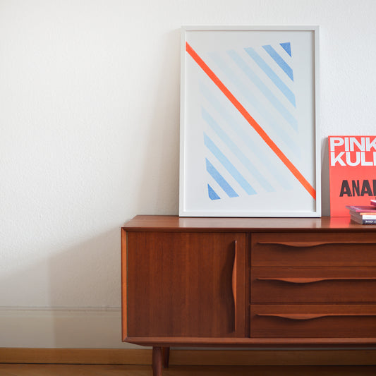 WHAT ABOUT NEON - Plakat "NEON°02" (neonrot)