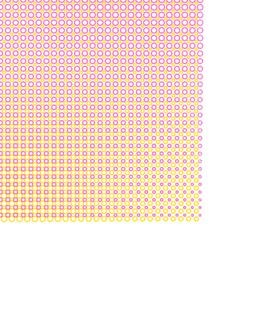 atelier gianna - Plakat "RisoRaster" (gelbpink)