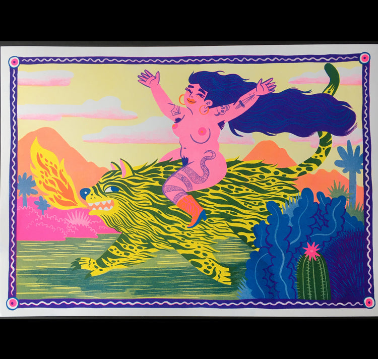 Eva Rust - Poster "La Signora Tigre"