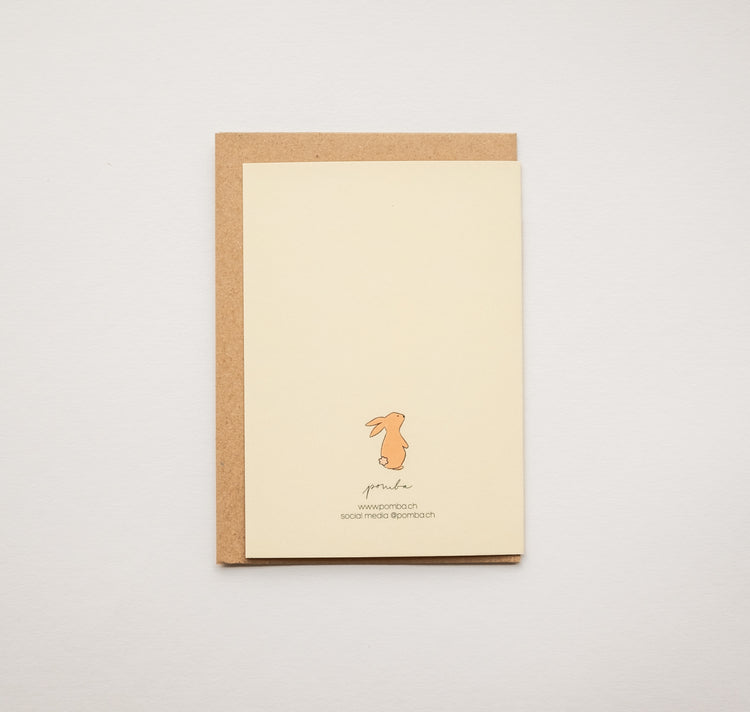 Pomba - Karte "ROSA HASEN"