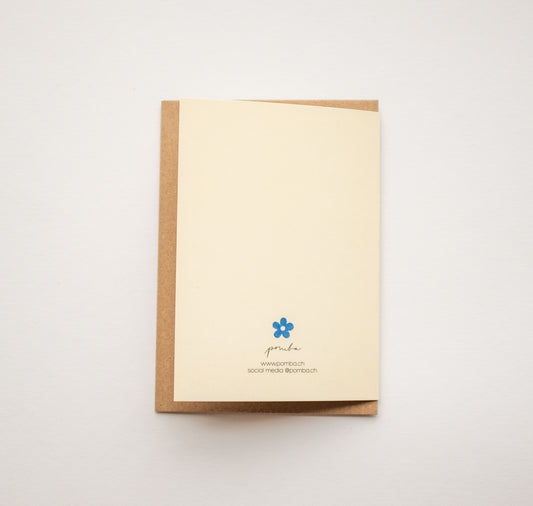 Pomba - Karte "BLAUES OSTEREI"