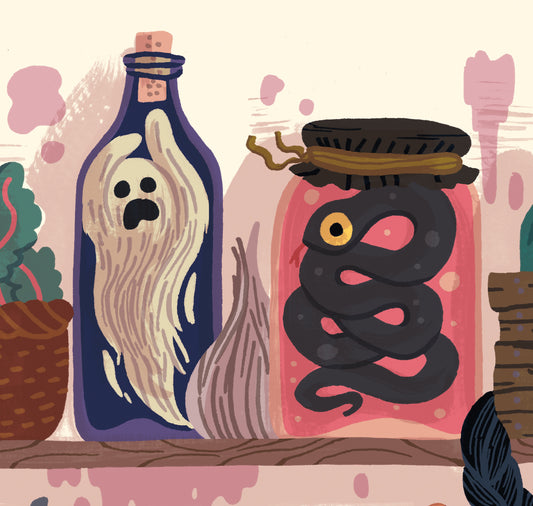 Eva Rust - Affiche "Cuisine des sorcières"