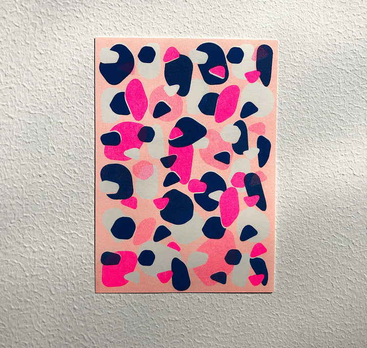 Aline Meier - Riso Postkarte A6 "WATERMELON SUGAR"