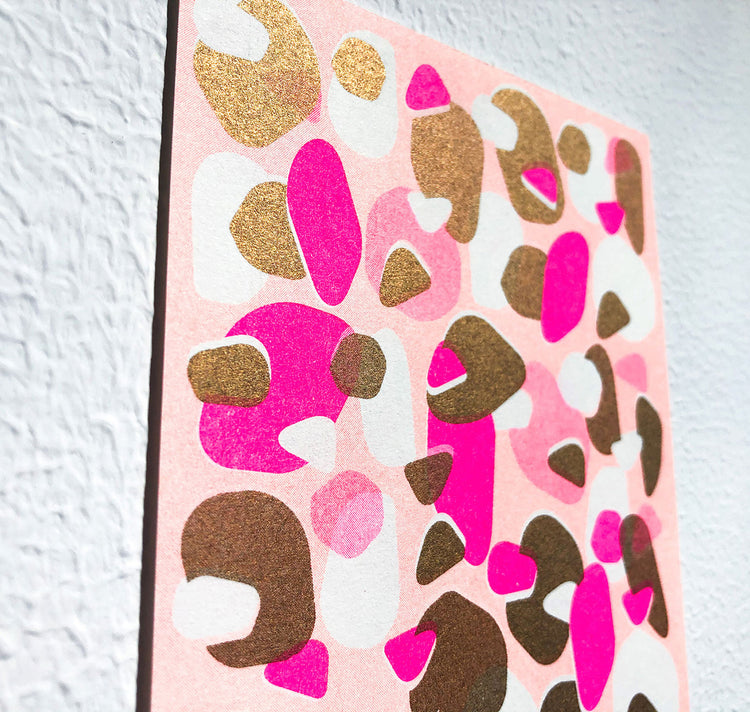 Aline Meier - Carte postale Riso A6 "SWEET FAKE"