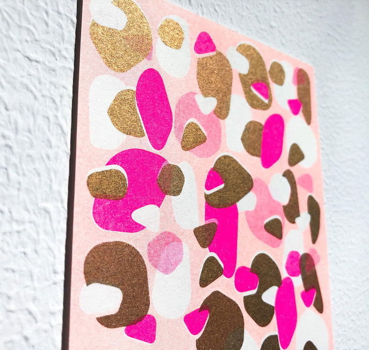 Aline Meier - Riso Postkarten A6 – 8er Set "OF MATCHING FAKE WILD WATERMELON"