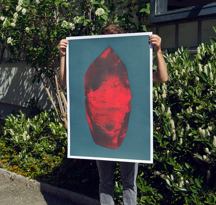 Edition3000 - Siebdruck von Claude Gasser "Red Stoner"