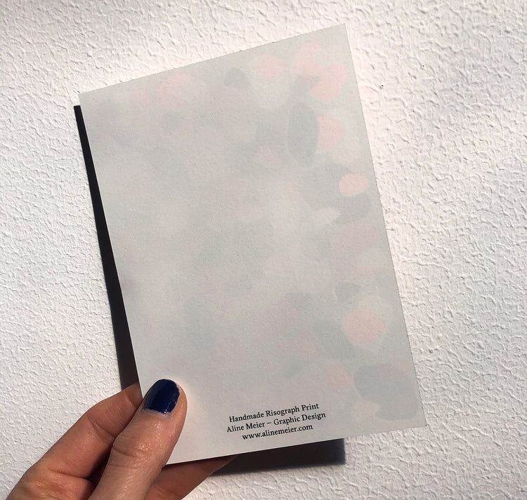 Aline Meier - Carte postale Riso A6 "SWEET FAKE"