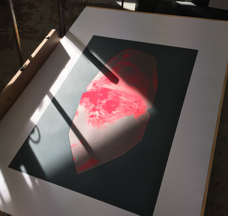 Edition3000 - Siebdruck von Claude Gasser "Red Stoner"