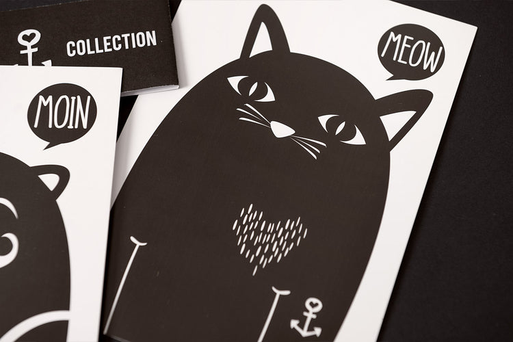 Clarissa Schwarz – 5er Postkartenset "Anchor Collection"