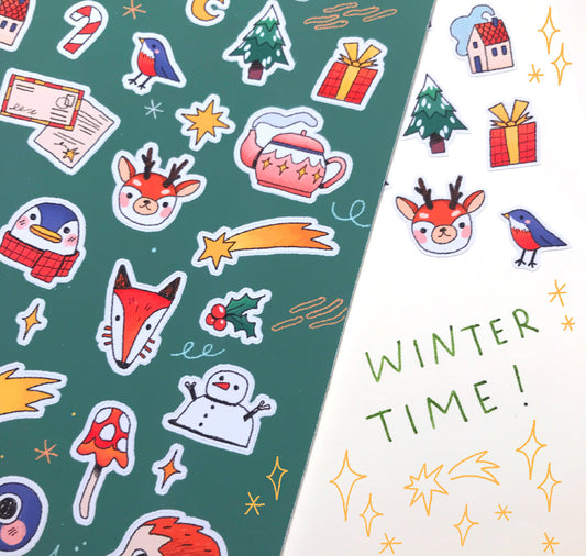 Mavie Steffanina - Stickers "WINTER TIME"