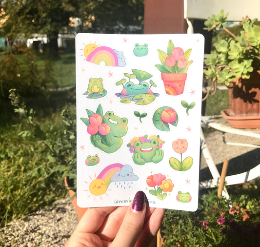 Mavie Steffanina - Stickers "FROGS!"