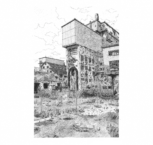 Timo Bauer - Fine Art Print - alte Zellulosefabrik Attisholz, Solothurn