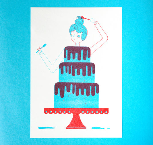 Milly Miljkovic - Poster "Torta di compleanno"