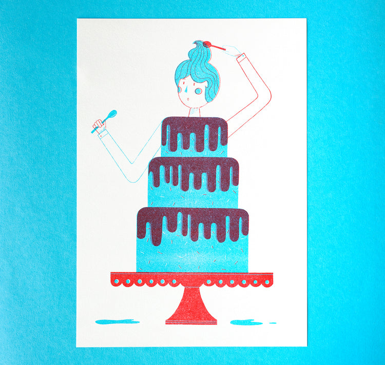 Milly Miljkovic - Poster "Torta di compleanno"