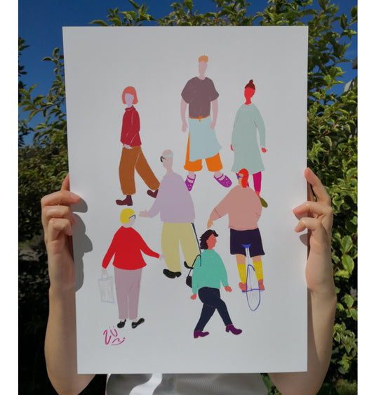 Company of Humans - Poster "Gentle persistence"