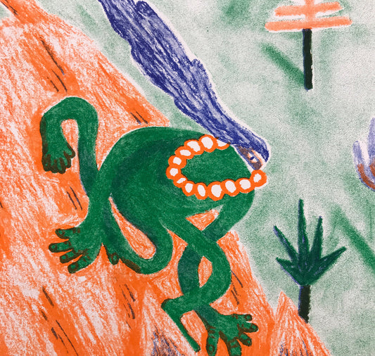 Dario Forlin - Plakat "Katzenreiter"