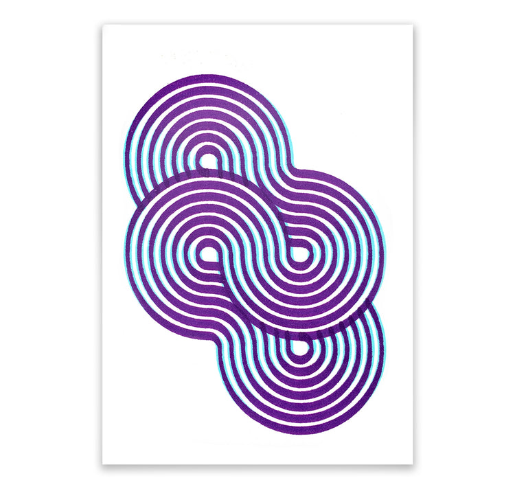 David Odermatt - Set di cartoline 2 "Tracce" (penplot)