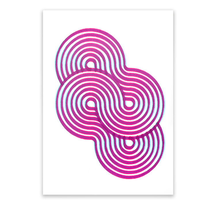 David Odermatt - Set di cartoline 2 "Tracce" (penplot)