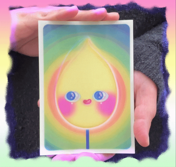 Veronica L. Montaño - cartolina animata “Partyflämmli (“L’ovulazione salva l’ultimo ballo”)”