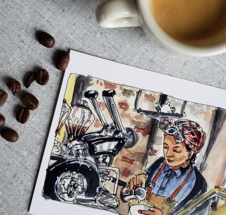 Elias Nell - Cartolina "Firenze"