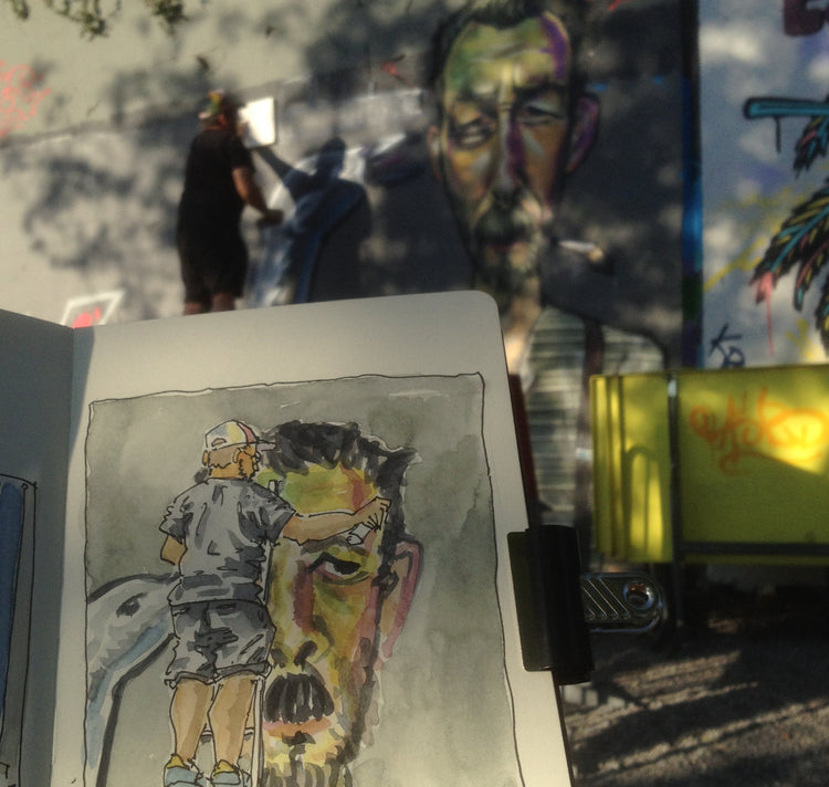 Elias Nell - Postkarte "Graffiti"