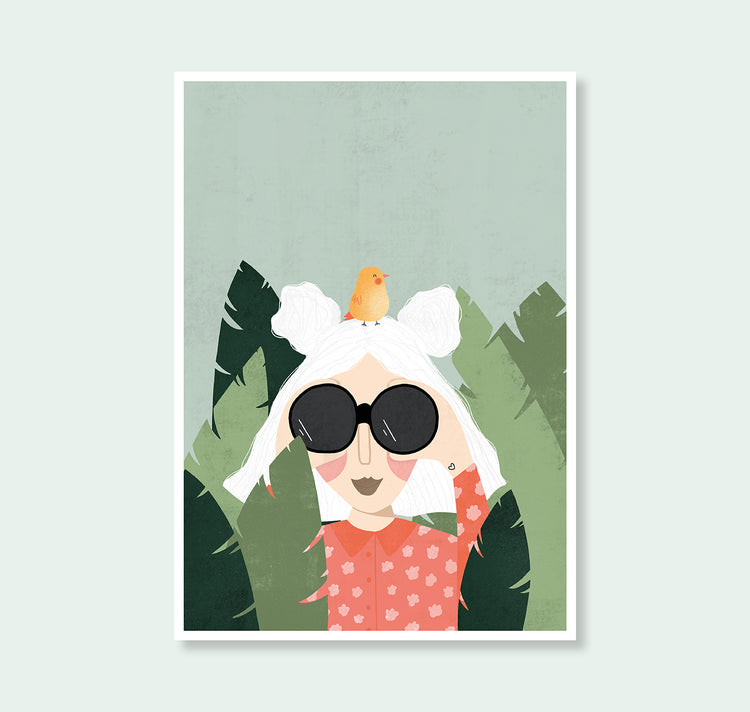 Carmen Saguer - Plakat "Entdeckerin"