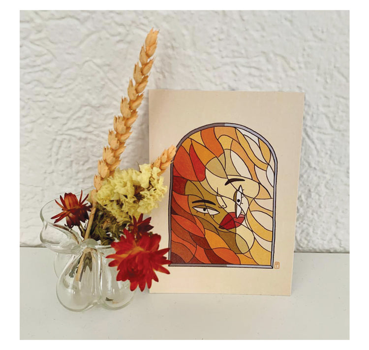 Estelle Gattlen - Postkarte "Sorcière"