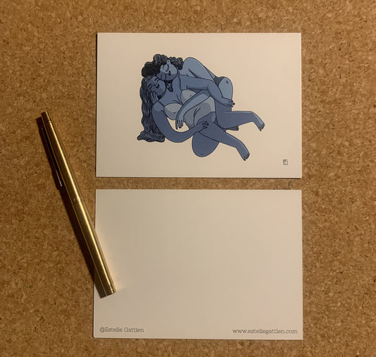 Estelle Gattlen - Postkarte "The Valentines"