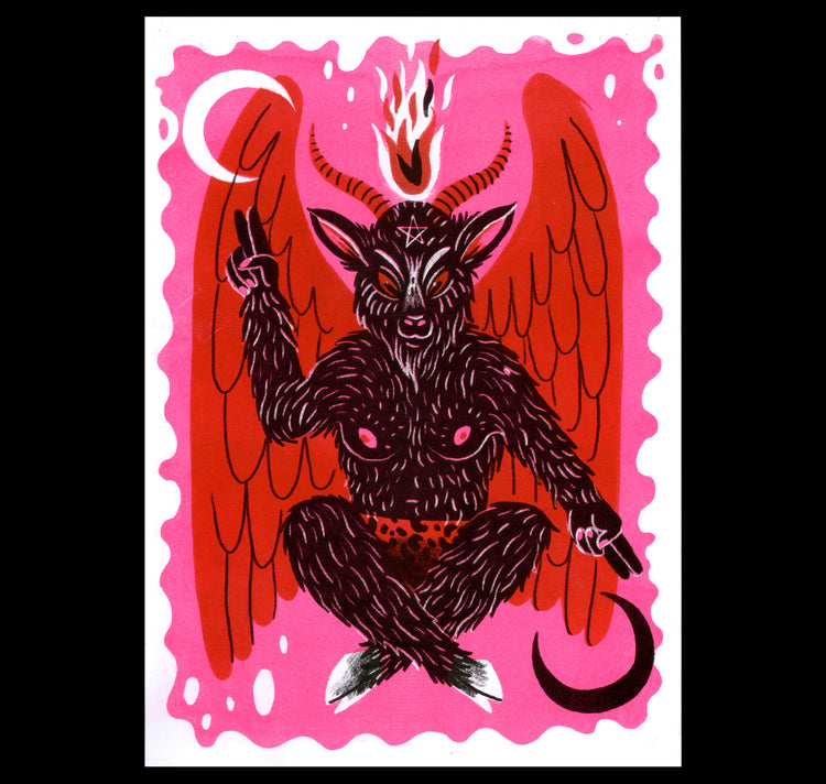 Eva Rust - Affiche "Baphomet"