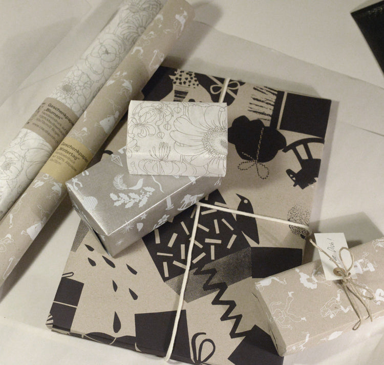 Poèmes sans rime - Papier cadeau "Winter's Day"