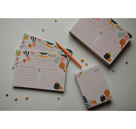 Giulia Martinelli - Blocchi "Ricette e liste della spesa"