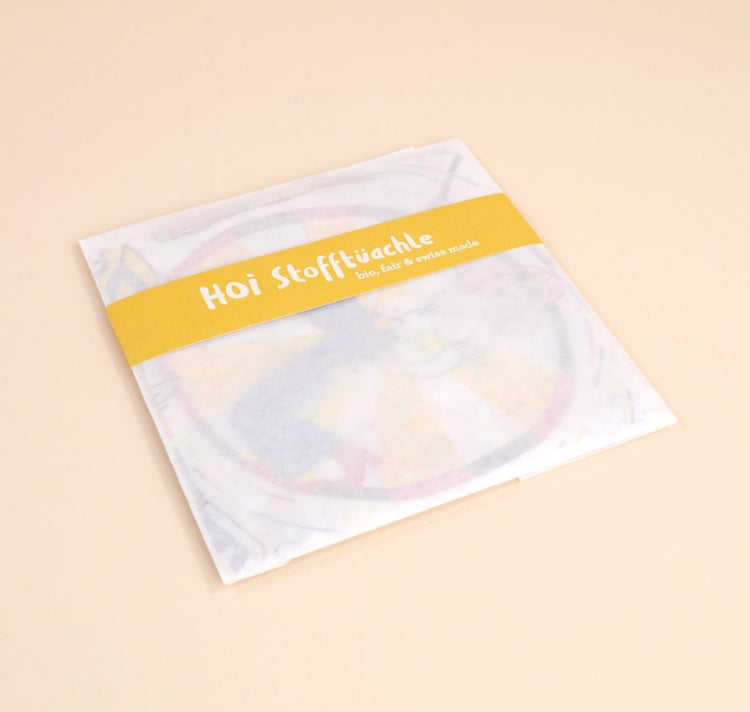 Hoi-Laden - Stofftüchlein "Flottes Autorennen"