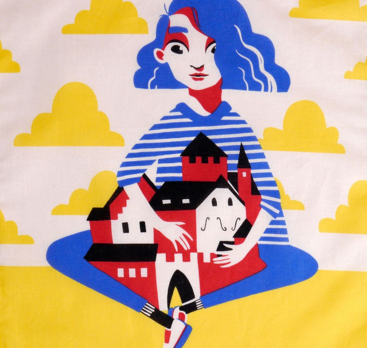 Hoi-Laden - Stofftüchlein "Hinreissendes Schloss Vaduz"