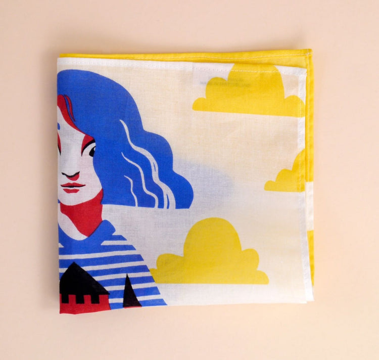 Hoi-Laden - Stofftüchlein "Hinreissendes Schloss Vaduz"