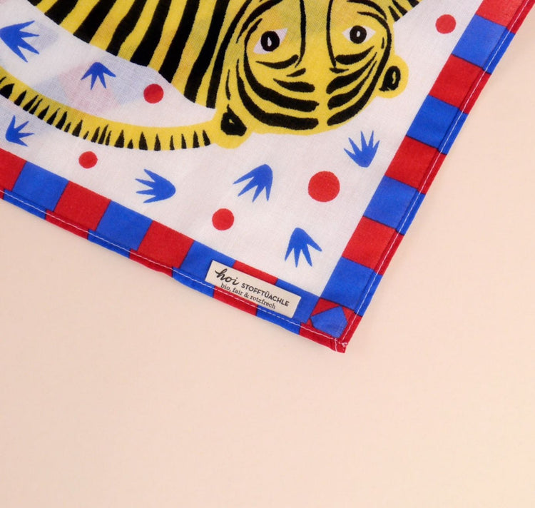 Hoi-Shop - Chiffon "Tigre Souriant"