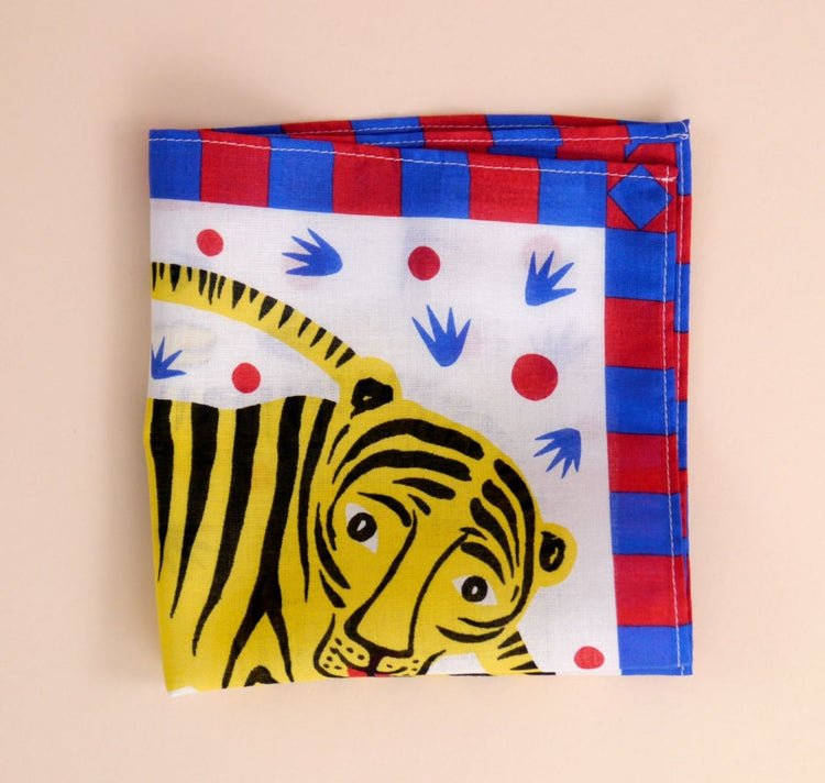 Hoi-Shop - Chiffon "Tigre Souriant"