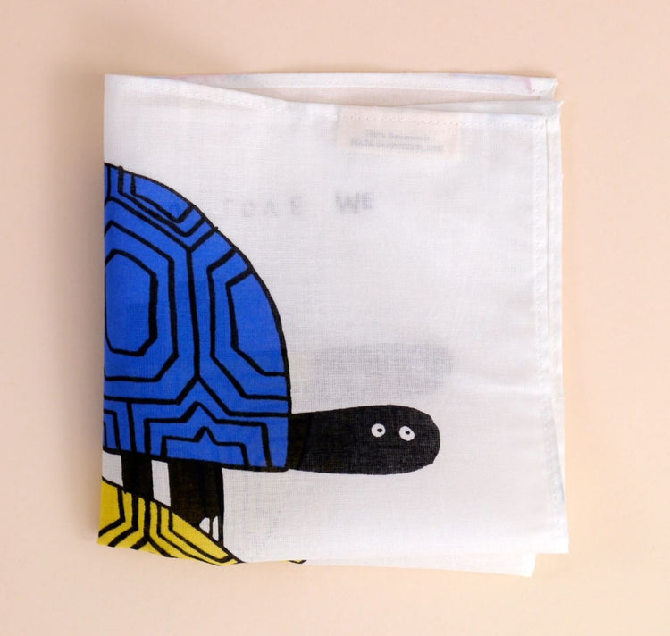 Hoi-Laden - Asciugamano di stoffa "Tartarughe - Finché mi ami"