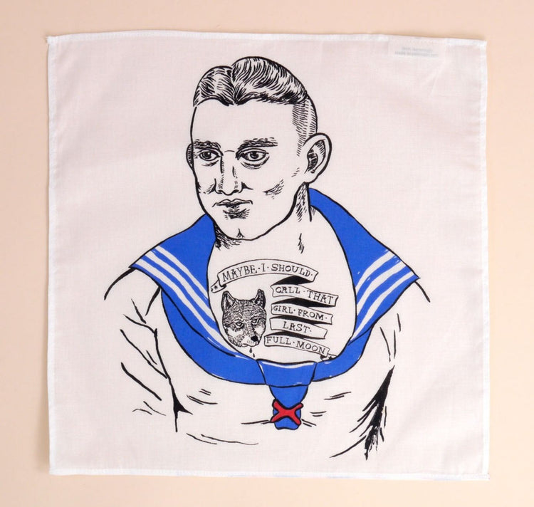 Hoi-Laden - Stofftüchlein "Verliebter Matrose"