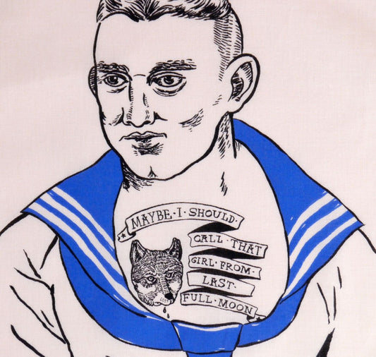 Hoi-Laden - Stofftüchlein "Verliebter Matrose"