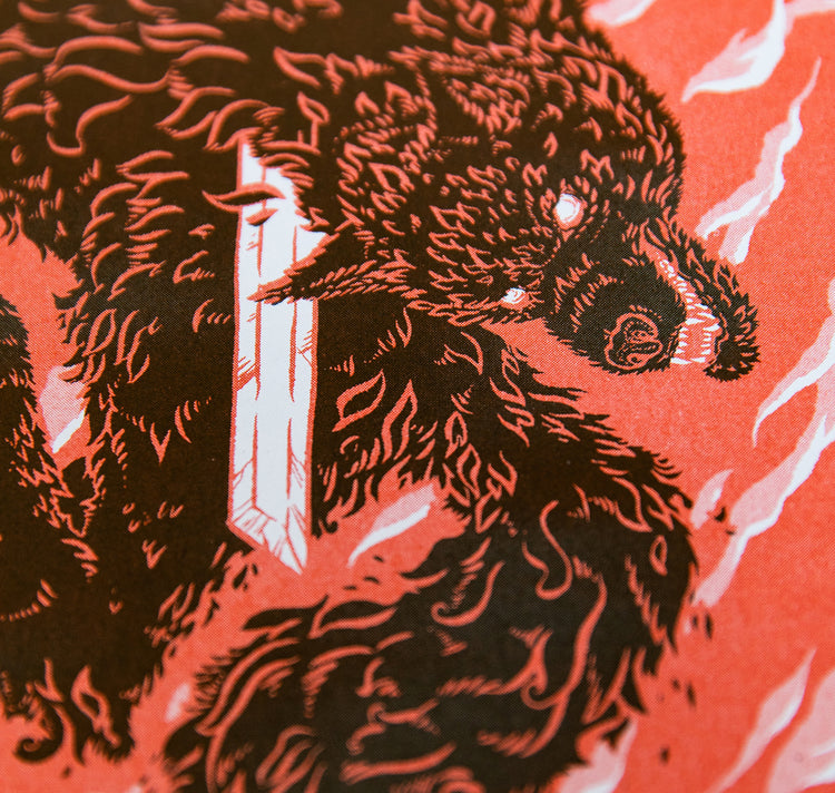 Hyperraumverlag - Poster "Spada e lupo"