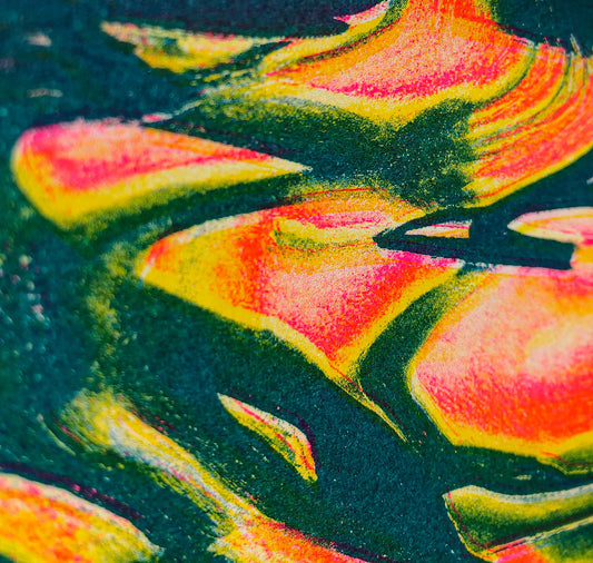 Aline Meier - Riso Postkarten A6 – 2er Set "HEAT WAVES"