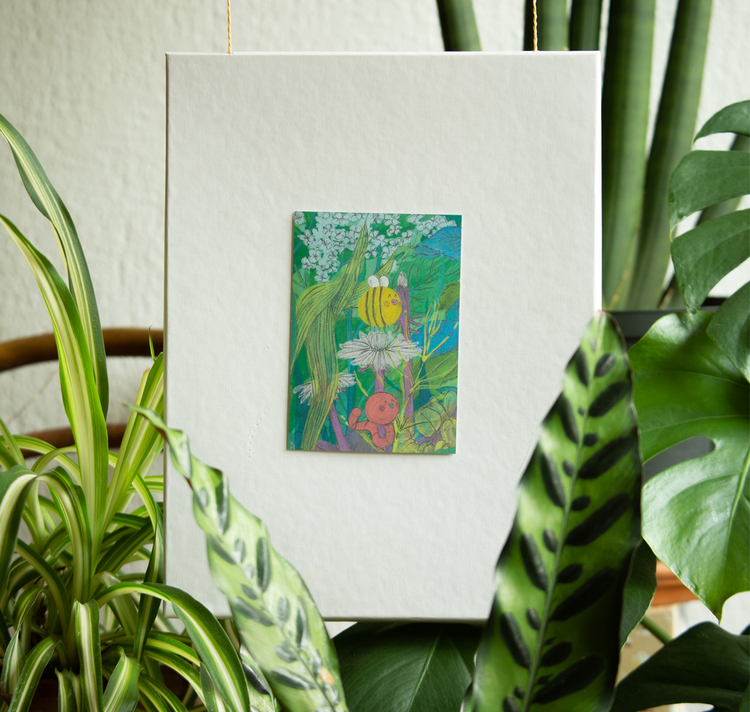 Veronica L. Montaño - Set di 3 cartoline "Nel verde"