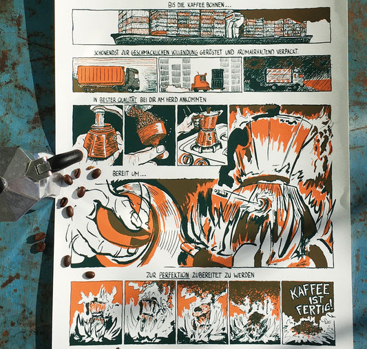 Julian Coester - Plakat "Aroma: Bitter Bös"