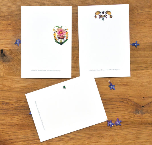 Mirjam Graser - Postkartenset "Käferfest"