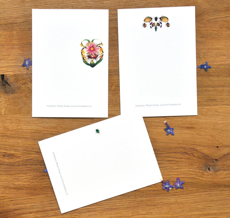 Mirjam Graser - Set di cartoline "Festival degli scarabei"
