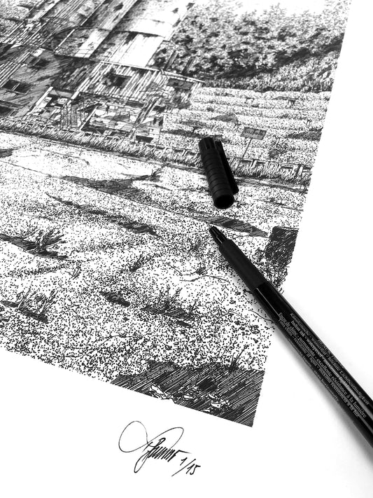 Timo Bauer - Fine Art Print - Kieswerk, Schaffhouse