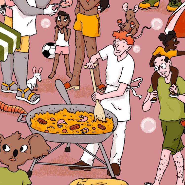 Leonie Rösler - Poster "Festival estivo degli oggetti nascosti"