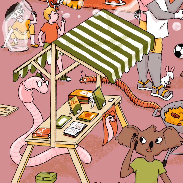 Leonie Rösler - Poster "Festival estivo degli oggetti nascosti"