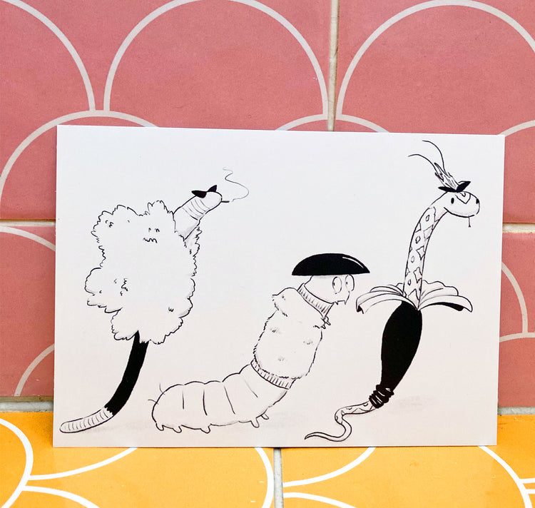 Leonie Rösler - Postkarte "High Fashion"