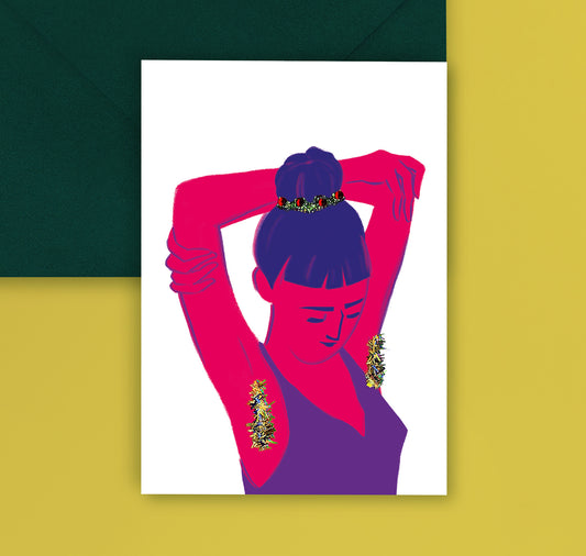 Becky M - Biglietto di auguri "Lascialo crescere sotto l'albero"